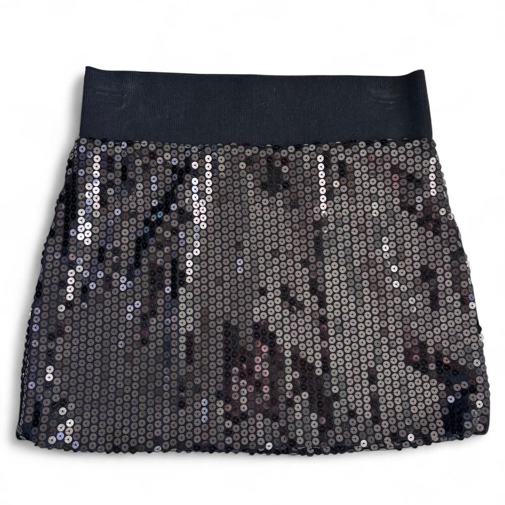 Unbranded Women's Black and Silver Skirt